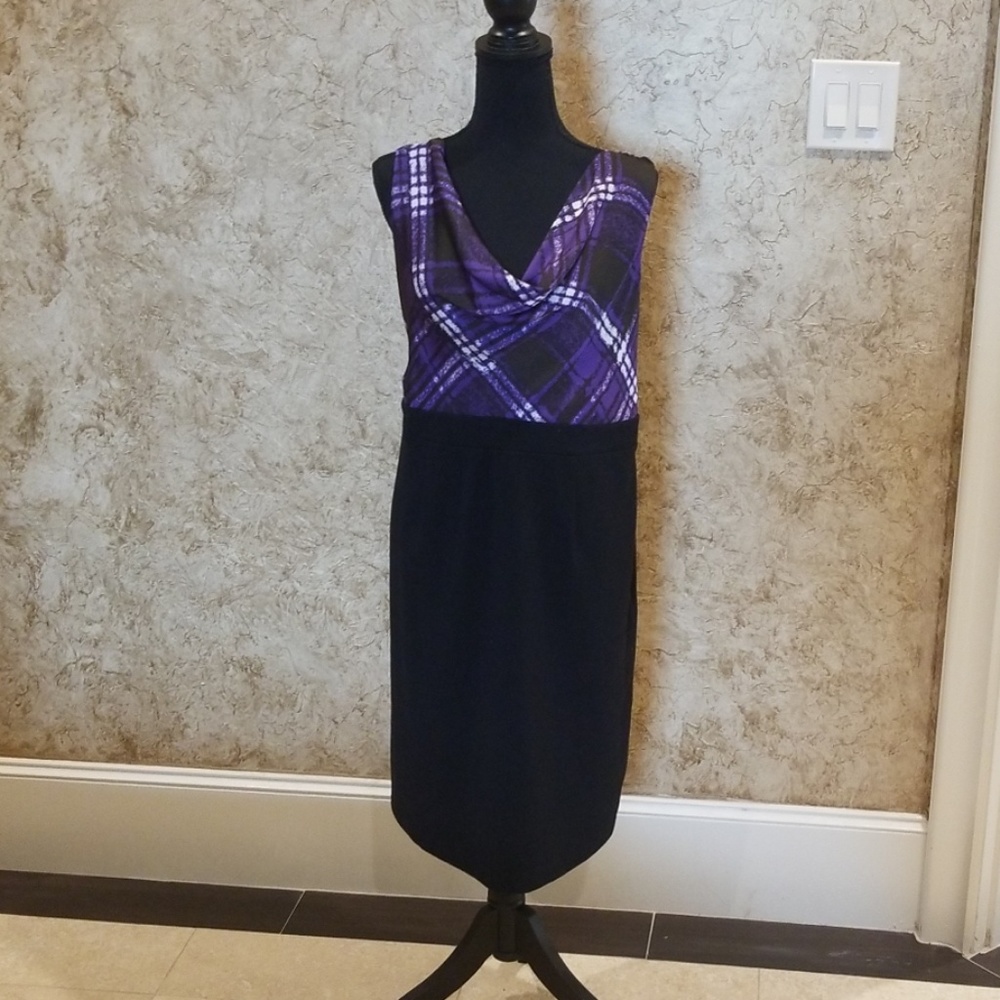 Motherhood dress cowl neck